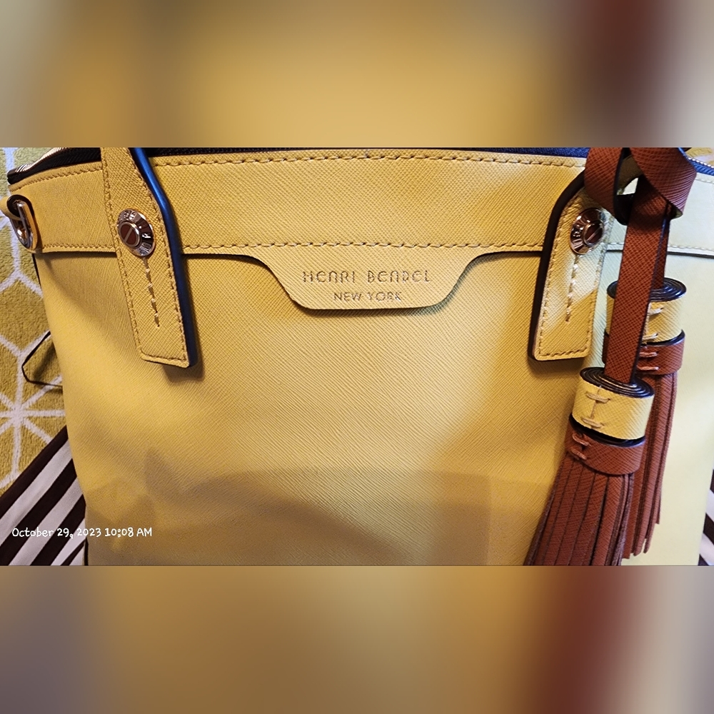 Henri Bendel W 57th tote purse satchel - Picture 9 of 16
